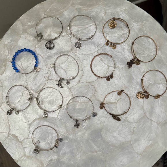 Alex and Ani Mixed Charm Bracelets (13 total) - Picture 1 of 8